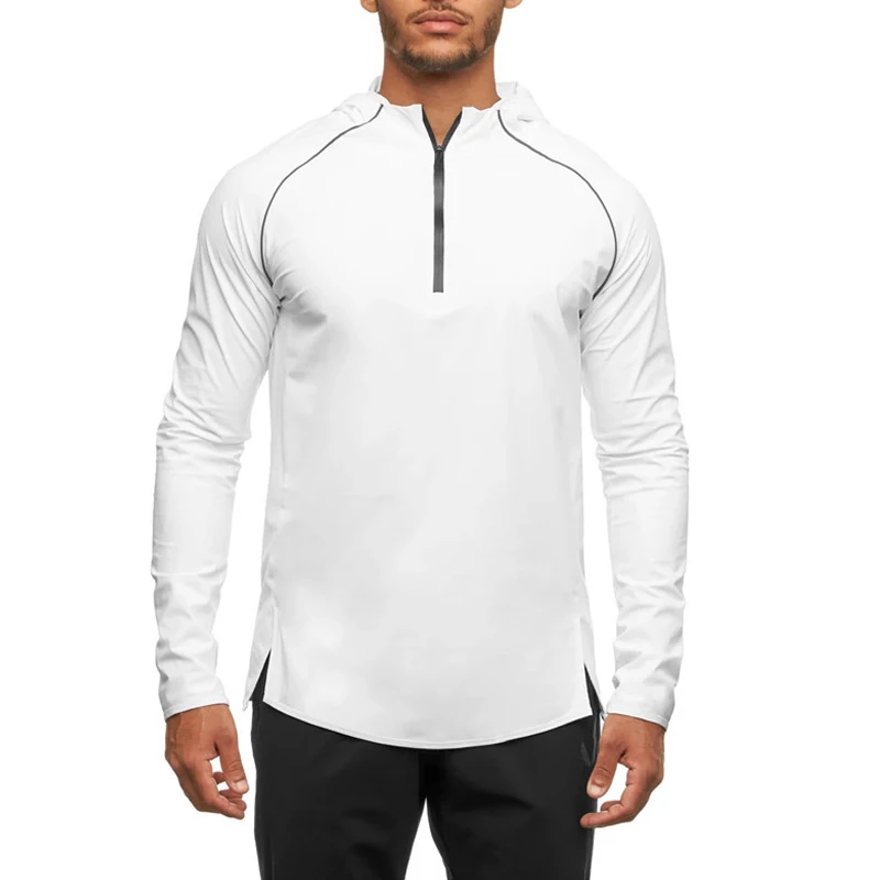 Men's Athletic 1/4-Zip Sweatshirt Running Shirts Pullover Long Sleeve Gym Fitness Hoodies
Men's Athletic 1/4-Zip Sweatshirt Running Shirts Pullover Long Sleeve Gym Fitness Hoodies