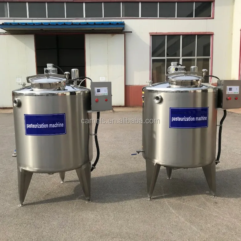 100l Milk Pasteurizer Fruit Juice Homogenizer Machine Batch Pasteurizer