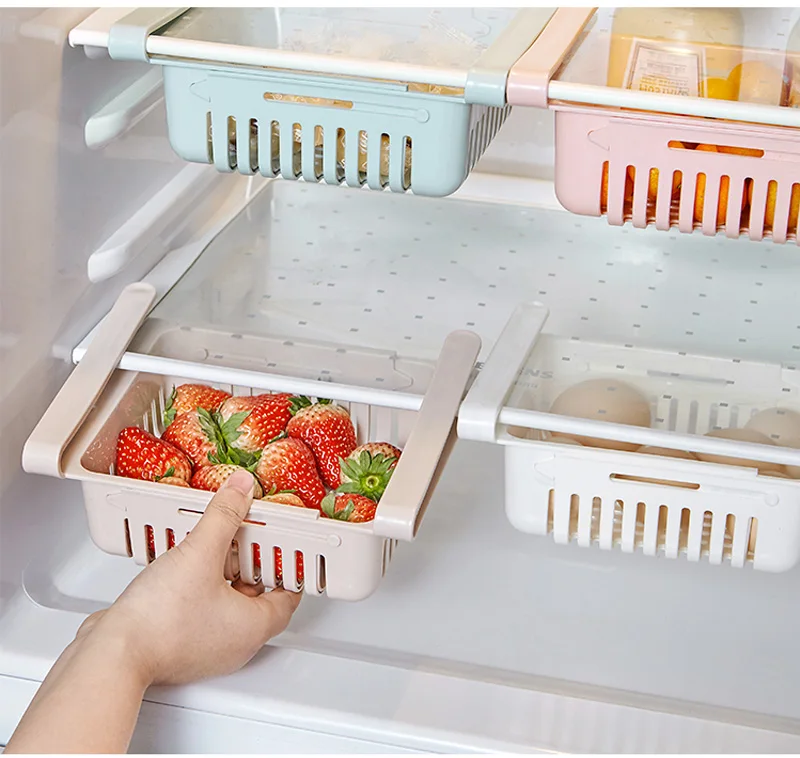 Adjustable refrigerator basket organizer drawer kitchen kitchen storage hanging rack fridge storage hanging rack, Multiple colors options
Adjustable refrigerator basket organizer drawer kitchen kitchen storage hanging rack fridge storage hanging rack, Multiple colors options