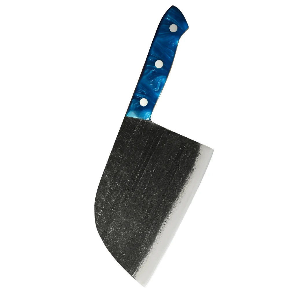 Powerful Heavy Duty Big Large Forged Blade Bone Poultry Cutting Professional Serbian Butcher Cleaver Knife With Resin Handle
Powerful Heavy Duty Big Large Forged Blade Bone Poultry Cutting Professional Serbian Butcher Cleaver Knife With Resin Handle