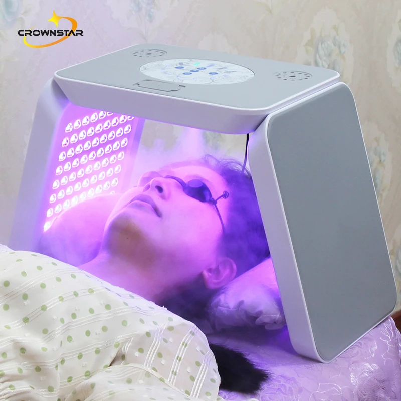 

7 Color Spray Spectrometers Facial Care Skin Rejuvenation PDT LED Light Therapy Machine