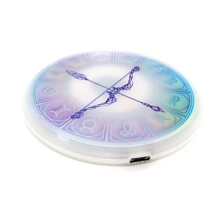 Creative New Colorful LED Wireless Charging Pad Wireless Charger Magic Array For Android iOS
Creative New Colorful LED Wireless Charging Pad Wireless Charger Magic Array For Android iOS