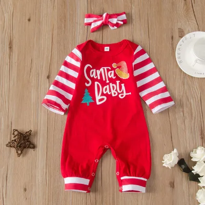 F41287A 2021new style long sleeve print Christmas tree striped romper+hairband rompers baby Halloween baby boys' rompers, As picture
F41287A 2021new style long sleeve print Christmas tree striped romper+hairband rompers baby Halloween baby boys' rompers, As picture