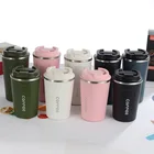2020 wholesale amazon hot sale reusable custom logo double wall insulated stainless steel travel coffee cup tumbler