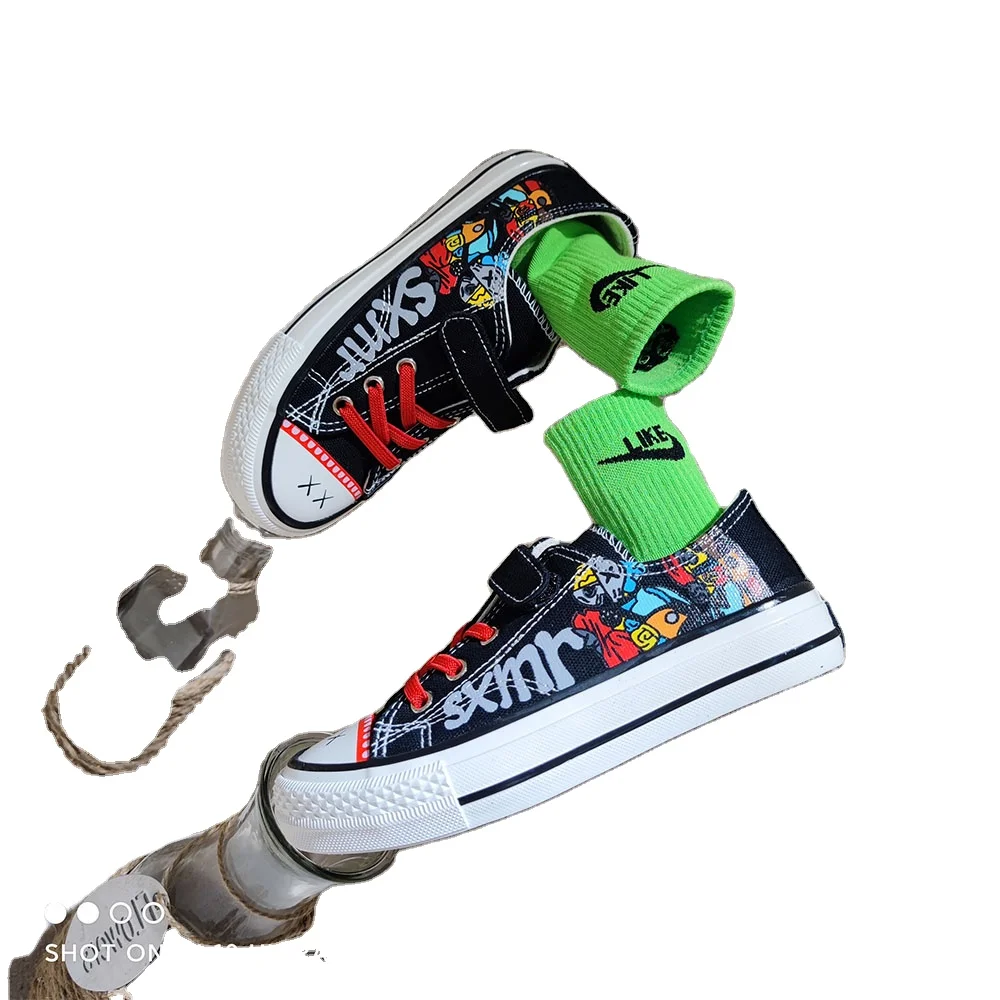Children Canvas Shoes Boys Sneaker Breathable 2021 Spring New Cartoon Graffiti Girls Shoes, Gray
Children Canvas Shoes Boys Sneaker Breathable 2021 Spring New Cartoon Graffiti Girls Shoes, Gray