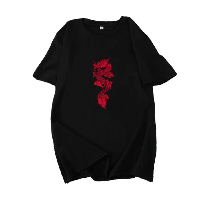 Red dragon summer casual women's short sleeve T-shirt versatile couple round neck T-shirt summer T-shirt
Red dragon summer casual women's short sleeve T-shirt versatile couple round neck T-shirt summer T-shirt