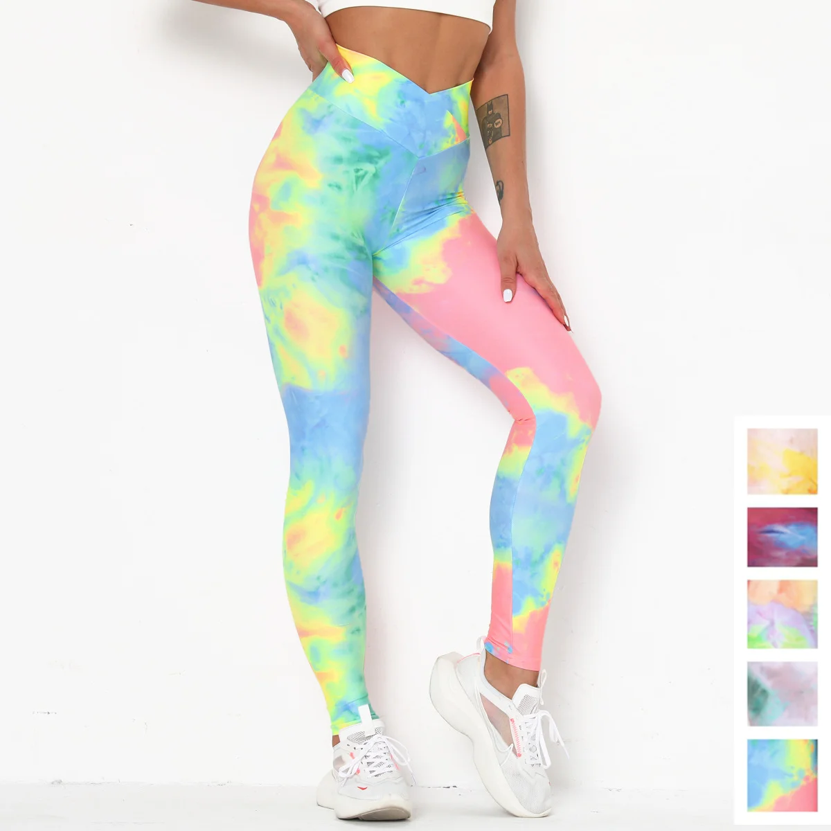 High Waisted Workout Scrunch Butt Yoga Leggings Gym Custom Tie Dye Print V Waist Yoga Leggings, Customized colors
High Waisted Workout Scrunch Butt Yoga Leggings Gym Custom Tie Dye Print V Waist Yoga Leggings, Customized colors