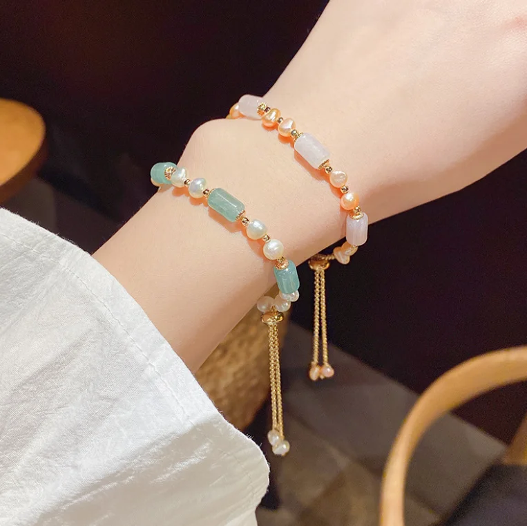 High Quality Exquisite Freshwater Pearl Handmade Bead Bracelet Jade Bracelet For Women
High Quality Exquisite Freshwater Pearl Handmade Bead Bracelet Jade Bracelet For Women