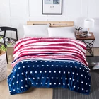 Customized China professional manufacturer printed fleece blanket with SGS REACH