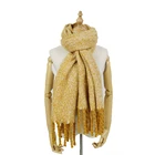 China Wholesale Winter Pashmina winter scarves 2020 custom printing large square blanket scarf with pearl