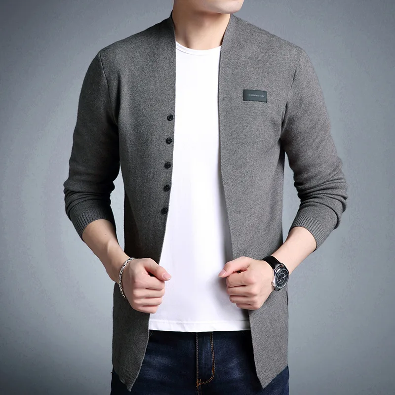 Fashion knitted men thin autumn and winter clothes men knitted coat, Black white grey stripes
Fashion knitted men thin autumn and winter clothes men knitted coat, Black white grey stripes