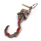 fashion key chain brass custom key ring for personalization