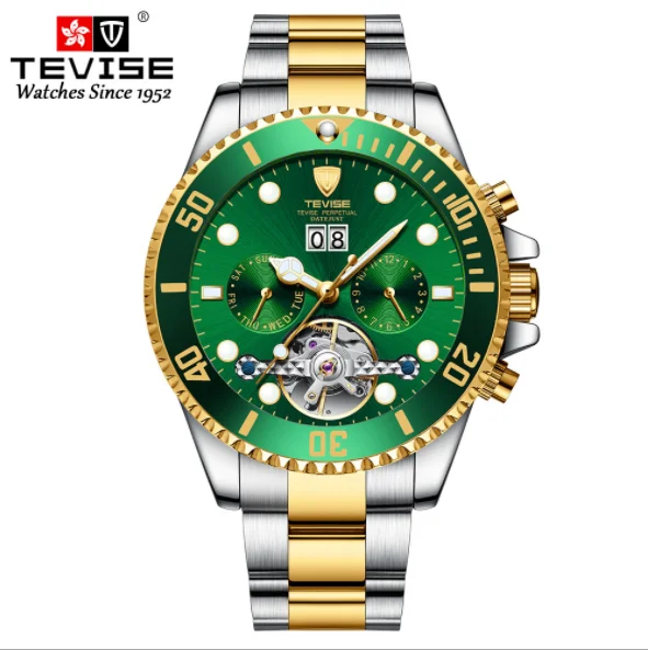 Explosive TEVISE T823F Multifunctional Tourbillon Luminous Waterproof Watch Swiss Water Ghost Mechanical Men's Watch, 6 colors
Explosive TEVISE T823F Multifunctional Tourbillon Luminous Waterproof Watch Swiss Water Ghost Mechanical Men's Watch, 6 colors