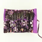 Professional 12pcs wood handle make up brush sets sample makeup set