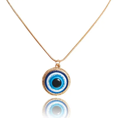 Top Quality Gold Plated Turkish Blue Eyes Pendant Necklace Dainty Resin Evil Eyes Necklace
Top Quality Gold Plated Turkish Blue Eyes Pendant Necklace Dainty Resin Evil Eyes Necklace