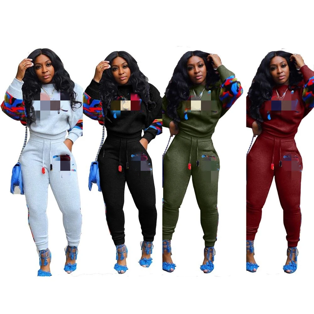 wholesale words embroidery patchwork long sleeve sweatshirt sports pants 2 piece tracksuit set sweat suits for women
wholesale words embroidery patchwork long sleeve sweatshirt sports pants 2 piece tracksuit set sweat suits for women