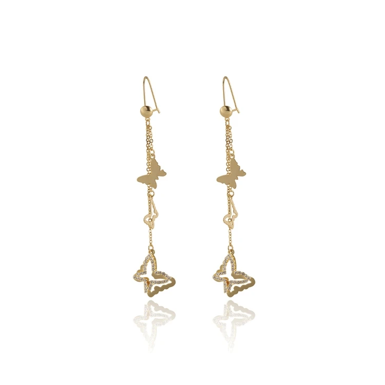 Hot new products cheap brass jewelry set 18k gold butterfly ladies earring jewelry set
Hot new products cheap brass jewelry set 18k gold butterfly ladies earring jewelry set