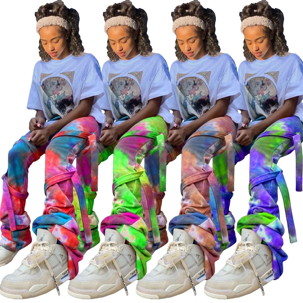 2020 New Trendy Autumn Explosive Style Pants Street Wear Fashionable Casual Versatile Tie Dye Women Pants
2020 New Trendy Autumn Explosive Style Pants Street Wear Fashionable Casual Versatile Tie Dye Women Pants