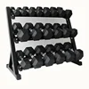 AM04 High quality Gym Equipments Professional Hex Rubber Dumbbell