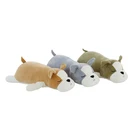 lying dog plush toy plush dog bed big doll sleeping pillow girl bed super soft rag doll cute hug bear doll