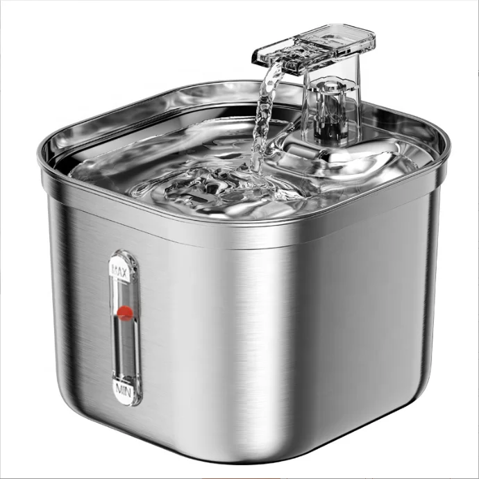 Pet Fountain Water Bowl Automatic Pet Water Fountain Water Bowl Arrival Quiet Electric Stainless Steel Silver Dogs Cats New
Pet Fountain Water Bowl Automatic Pet Water Fountain Water Bowl Arrival Quiet Electric Stainless Steel Silver Dogs Cats New