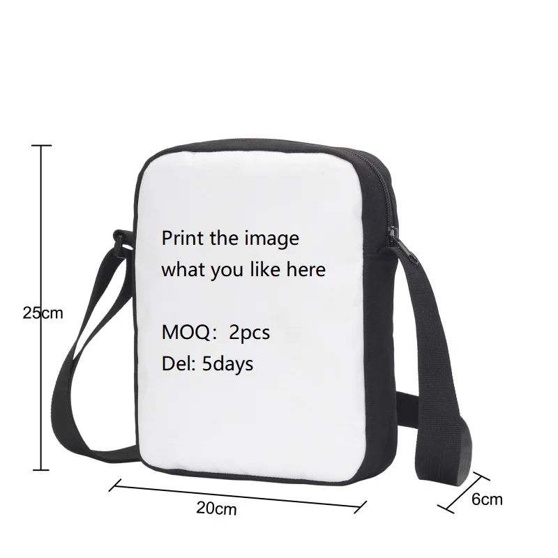 Custom sublimation printing shoulder bag crossbody bag body bag for children young girl boy lady
Custom sublimation printing shoulder bag crossbody bag body bag for children young girl boy lady