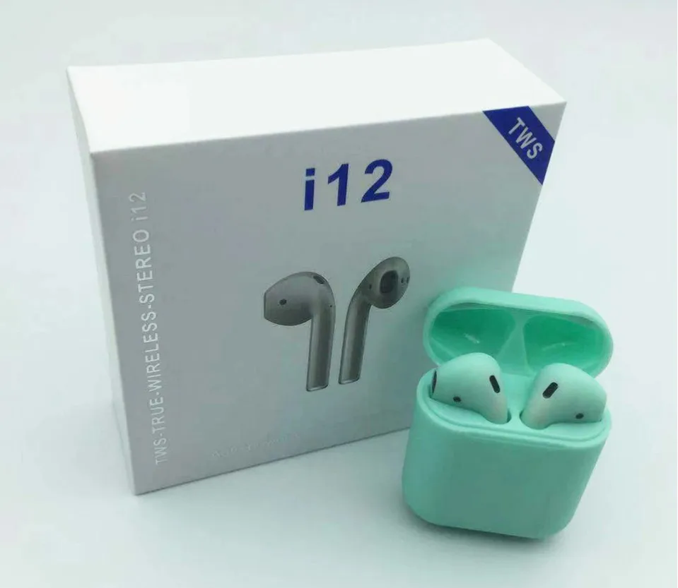 Factory Price True Wireless Earbuds i12 TWS Headphones In Ear Bluetooth 5.0 Stereo Earphones Waterproof Headsets for iPod - ANKUX.COM
