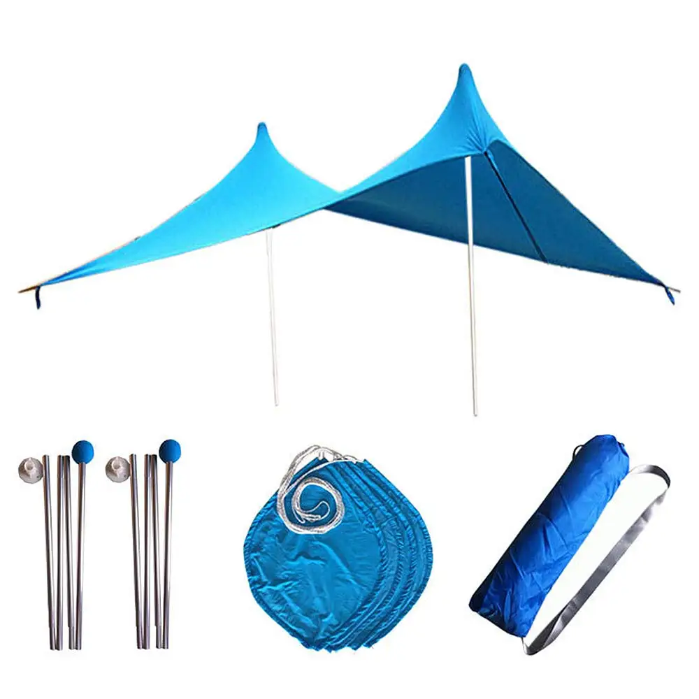 uv50 lycra microfiber sandbag anchor beach sun shade tent, Grey, blue, red or customize
uv50 lycra microfiber sandbag anchor beach sun shade tent, Grey, blue, red or customize