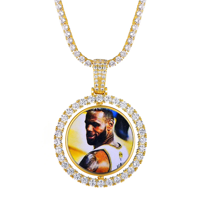 Best selling custom photo medals necklaces micro-set color zircon pendants hip-hop photo necklaces men jewelry, Gold
Best selling custom photo medals necklaces micro-set color zircon pendants hip-hop photo necklaces men jewelry, Gold