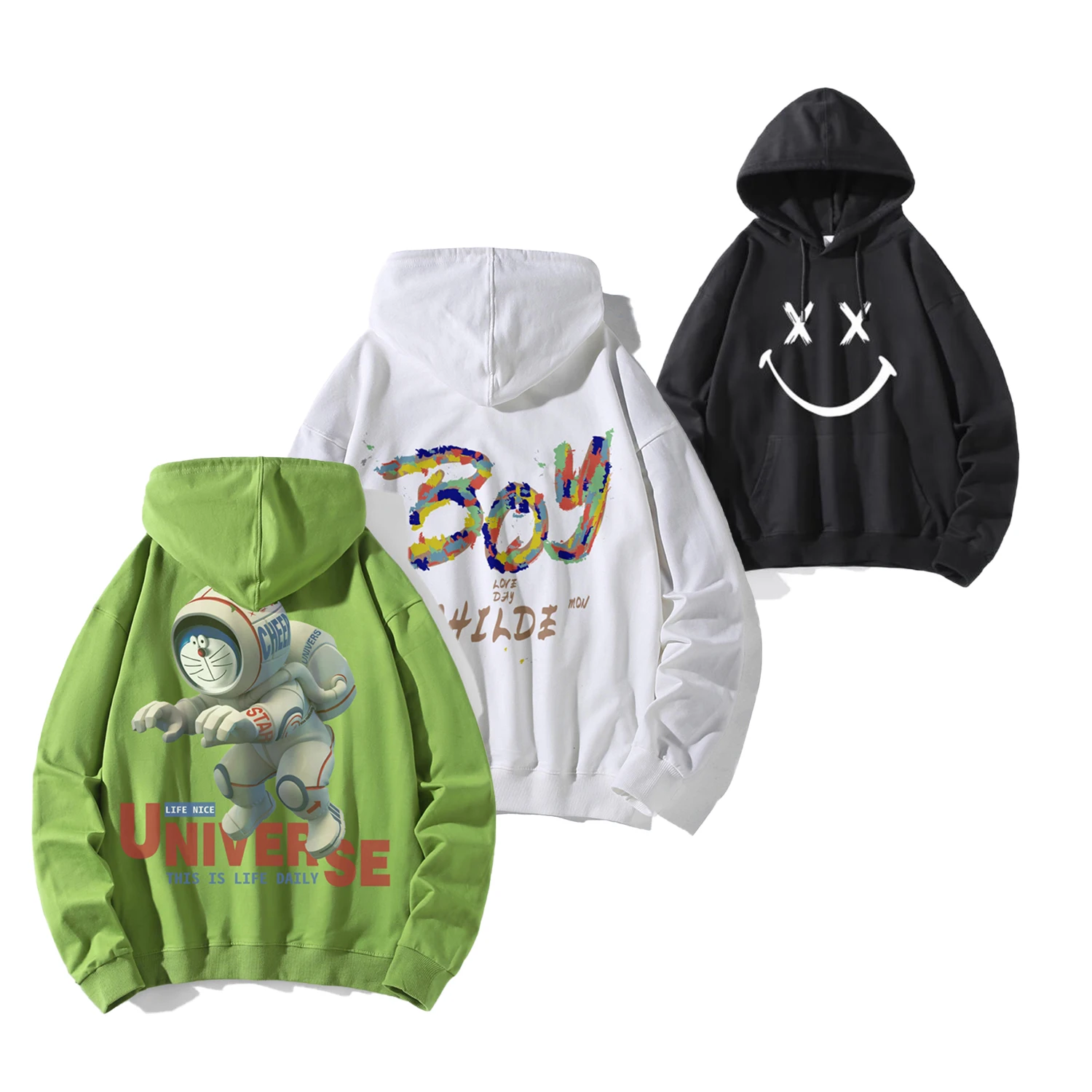 2021 New Arrive Fashion Hoodies Pure Cotton Plus Size Men's Sweatshirts Breathable Baggy Sweaters For Men
2021 New Arrive Fashion Hoodies Pure Cotton Plus Size Men's Sweatshirts Breathable Baggy Sweaters For Men