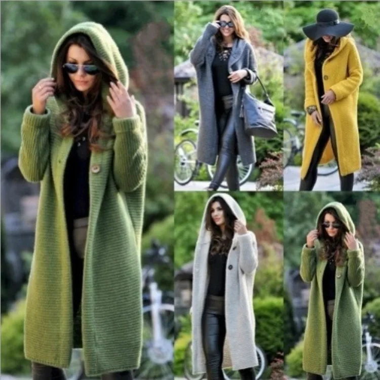 wholesale custom lapel winter women's thick cardigan plain long coat outer hooded plus size sweater women 2022 streetwear
wholesale custom lapel winter women's thick cardigan plain long coat outer hooded plus size sweater women 2022 streetwear