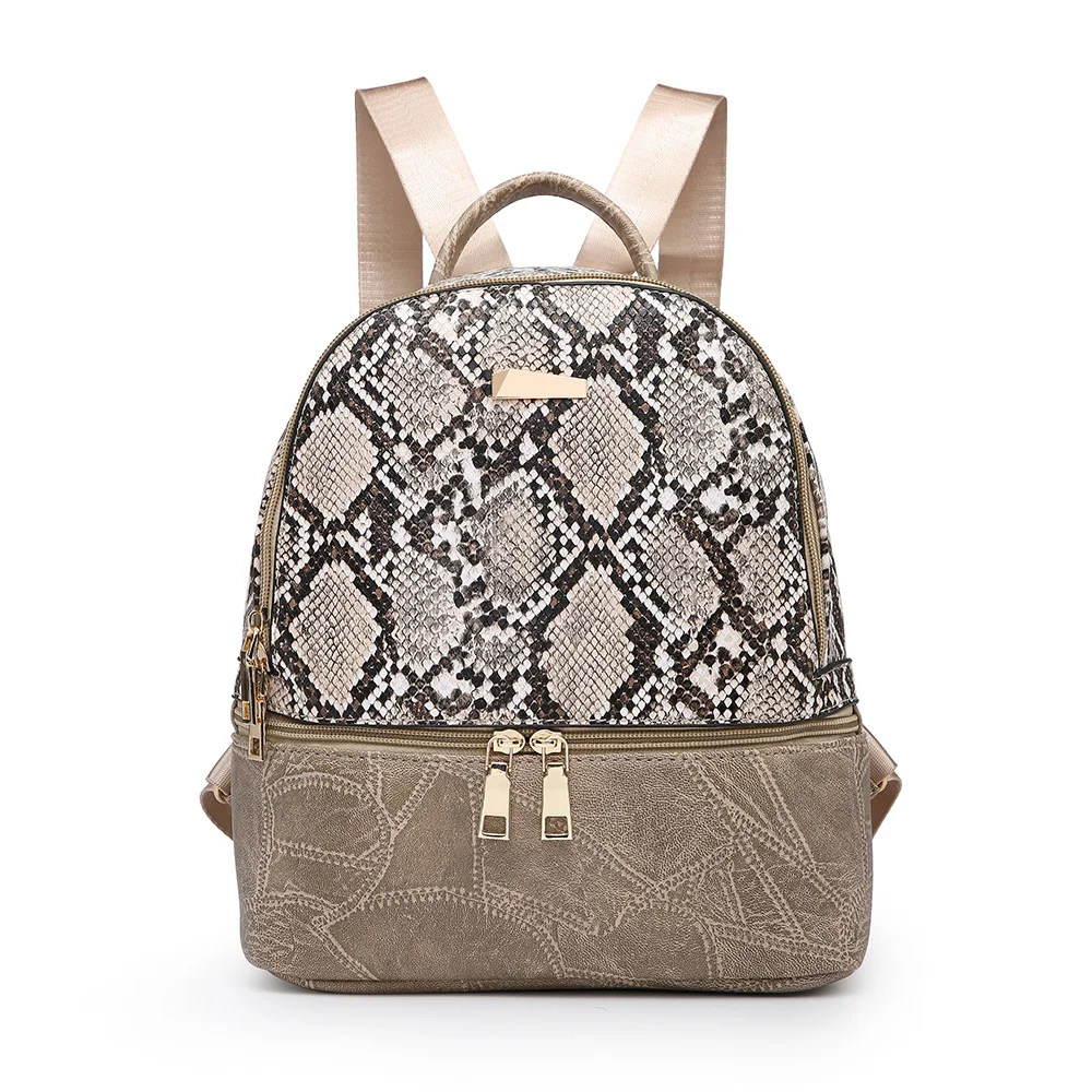 Hot Sale Luxury New Fashion Pu Leather Backpack Snake Skin Bag Ladies Large Capacity Bags for Women
Hot Sale Luxury New Fashion Pu Leather Backpack Snake Skin Bag Ladies Large Capacity Bags for Women