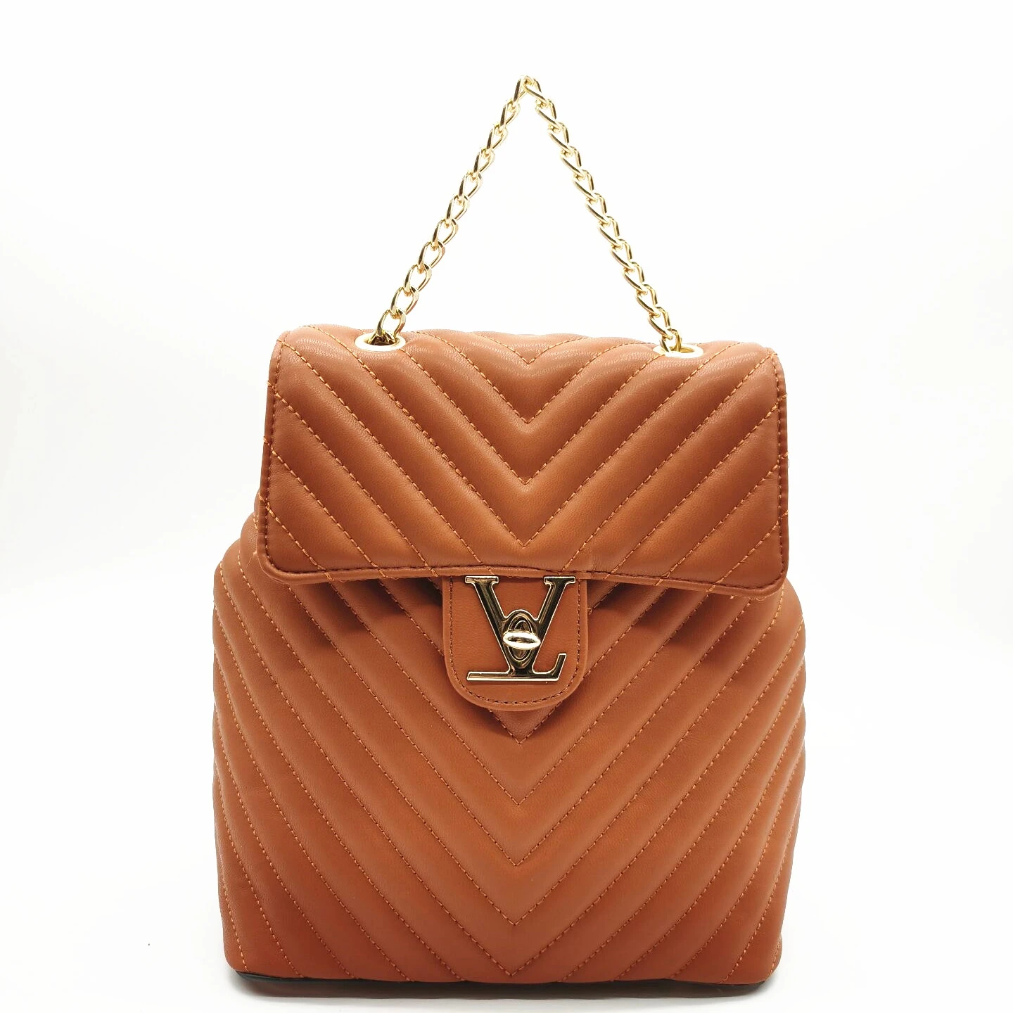 Soft Nappa PU leather Embroidery handbag for ladies V Embroidery stitching Light gold metal with L logo handbag backpack, 6 color option
Soft Nappa PU leather Embroidery handbag for ladies V Embroidery stitching Light gold metal with L logo handbag backpack, 6 color option