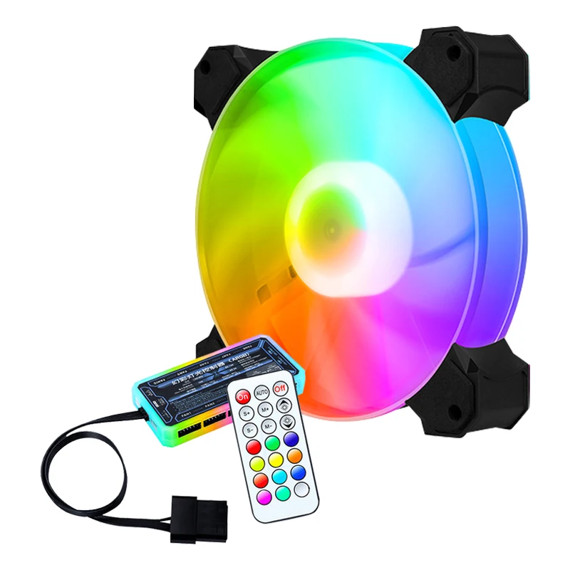RGB case fan Factory Price PC fan cooler with remote control computer case 120mm rgb fan, Customized color
RGB case fan Factory Price PC fan cooler with remote control computer case 120mm rgb fan, Customized color