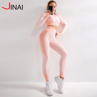 Women's Long Sleeve Suit Zip-up Thin Sports Hoodie Sweatshirts Crop Top Yoga jacket and Leggings set, Color avaliable
Women's Long Sleeve Suit Zip-up Thin Sports Hoodie Sweatshirts Crop Top Yoga jacket and Leggings set, Color avaliable