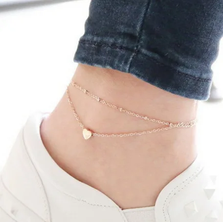 Factory wholesale Korean jewelry love double layer rose anklet titanium steel 18K color gold foot ornaments hot sale
Factory wholesale Korean jewelry love double layer rose anklet titanium steel 18K color gold foot ornaments hot sale