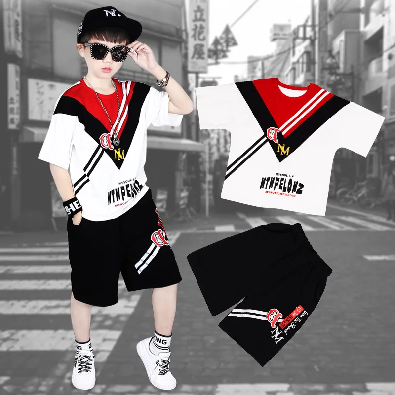 Summer fashion kids Short sleeve Set Handsome performance costumes for children's groups boys outfit
Summer fashion kids Short sleeve Set Handsome performance costumes for children's groups boys outfit