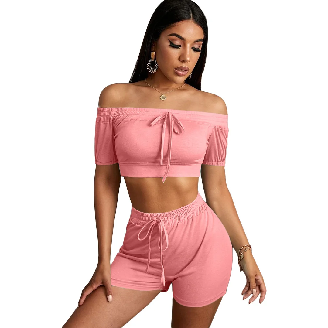 2021 wholesale designer two piece summer short set woman 2021 new arrival sportswear two piece shorts set, Picture
2021 wholesale designer two piece summer short set woman 2021 new arrival sportswear two piece shorts set, Picture