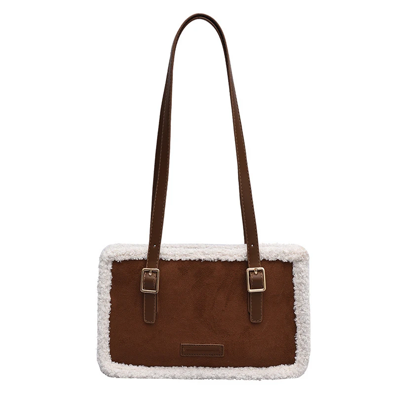 Vintage Popular Trendy plush small female autumn/winter 2021 new tide all-match single square shoulder bag, Camel
Vintage Popular Trendy plush small female autumn/winter 2021 new tide all-match single square shoulder bag, Camel