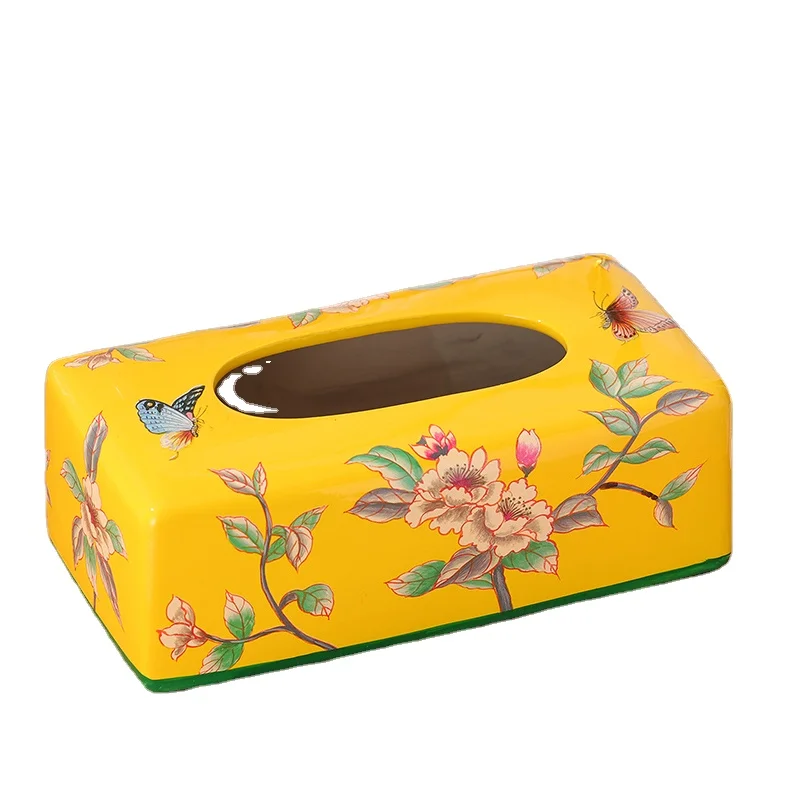 Handmade ceramic paper box european creative ceramic paper towel box hand painted decorative ceramic tissue box
Handmade ceramic paper box european creative ceramic paper towel box hand painted decorative ceramic tissue box