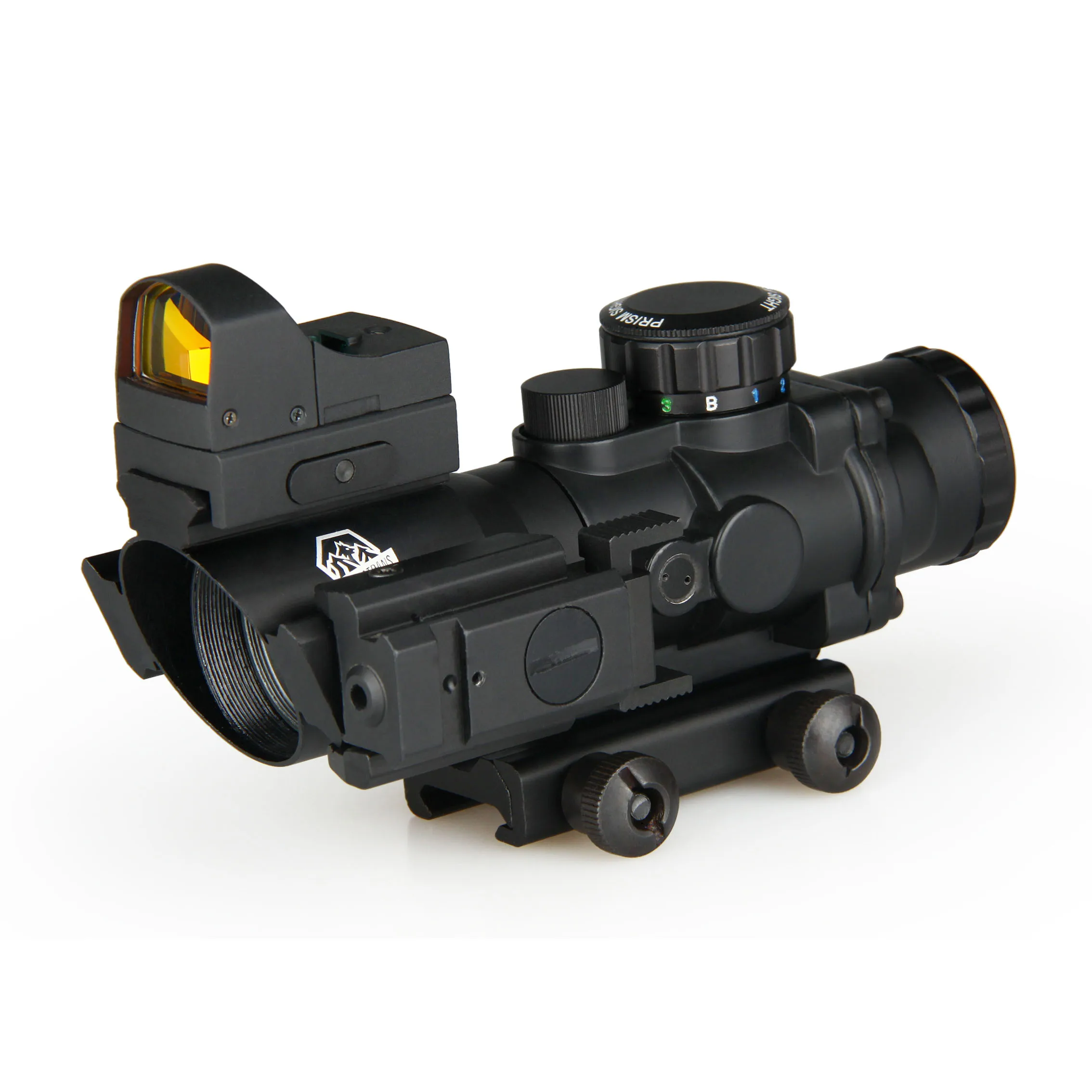 red dot Optic Rifle scope illumination airsoft hunting 4x32 optic rifle scope with red laser sight HK1-0290, Black red dot optic rifle scope
red dot Optic Rifle scope illumination airsoft hunting 4x32 optic rifle scope with red laser sight HK1-0290, Black red dot optic rifle scope