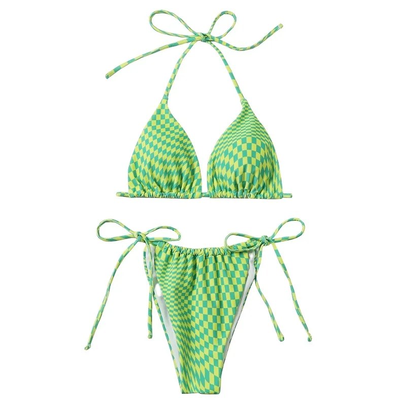 Sexy Geometry Print Biquini Mujer Women Lace Up Bandage High Cut Push Up Swimwear Beach Bathing Suit Thong Swimsuit Bikini 2021, Customized color
Sexy Geometry Print Biquini Mujer Women Lace Up Bandage High Cut Push Up Swimwear Beach Bathing Suit Thong Swimsuit Bikini 2021, Customized color
