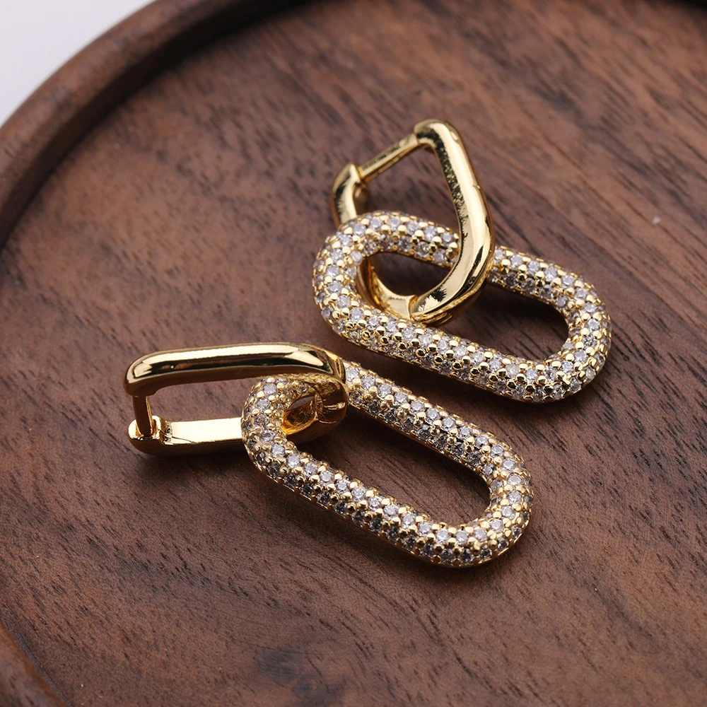 High Quality Best Gift Gold Plated Brass Micro Pave Multi Colors Zircon Jewelry Charm Huggie Hoop Earrings for Women
High Quality Best Gift Gold Plated Brass Micro Pave Multi Colors Zircon Jewelry Charm Huggie Hoop Earrings for Women