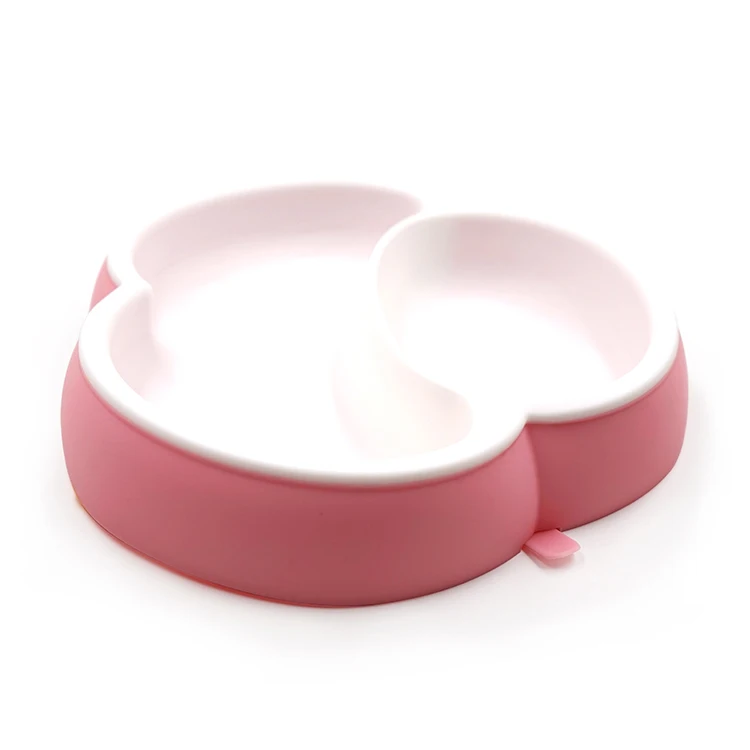 food grade two tone silicone plate four partition silicone cloud plate tableware for baby dinning, Pms color
food grade two tone silicone plate four partition silicone cloud plate tableware for baby dinning, Pms color