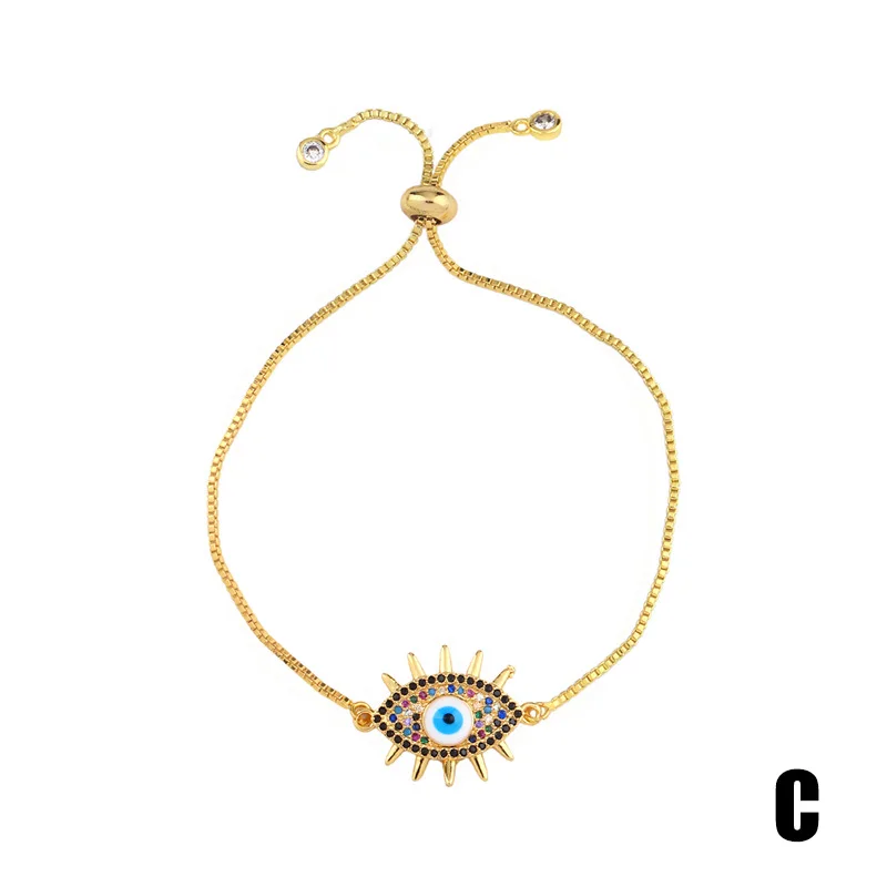 New Devil Eye Colorful Micro pave Zircon Charms Handmade bracelet For Women Love Girl Friend Festival Gift Fashion Jewelry, Picture
New Devil Eye Colorful Micro pave Zircon Charms Handmade bracelet For Women Love Girl Friend Festival Gift Fashion Jewelry, Picture