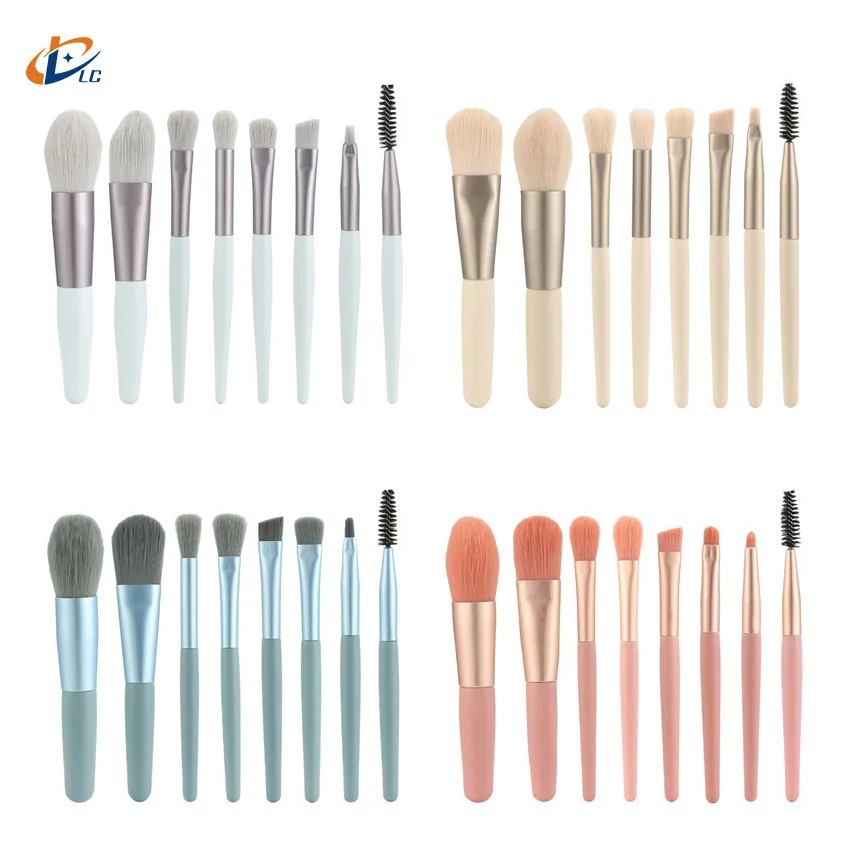 8pcs eye shadow blush powder high-gloss contouring foundation lip brush can custom with 8pcs makeup brush set, Blue,pink,apricot,green
8pcs eye shadow blush powder high-gloss contouring foundation lip brush can custom with 8pcs makeup brush set, Blue,pink,apricot,green