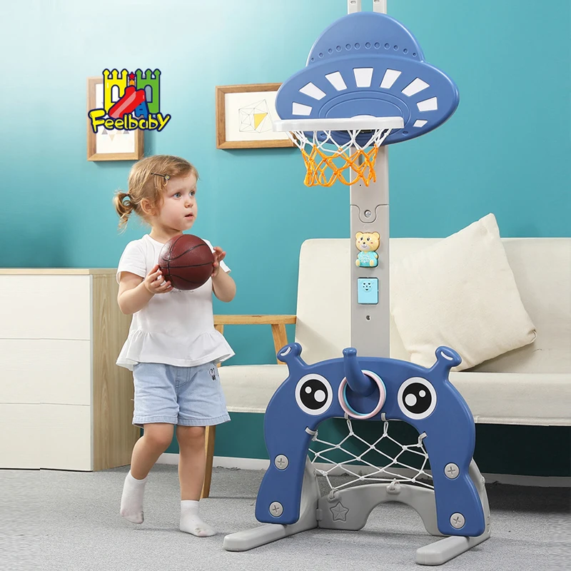 Feelbaby kids sports toy indoor plastic adjustable children basketball with stand, Blue, green
Feelbaby kids sports toy indoor plastic adjustable children basketball with stand, Blue, green