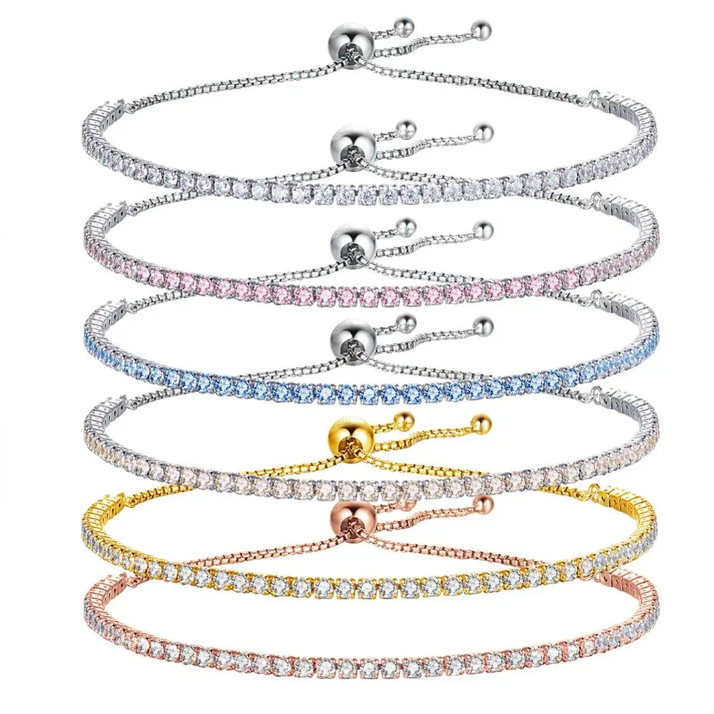 KLTB028 Colorful 18k gold S925 silver crystal exquisite zircon CZ stones tennis chain row diamond bracelet
KLTB028 Colorful 18k gold S925 silver crystal exquisite zircon CZ stones tennis chain row diamond bracelet