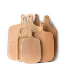 Hot sale hanging bread cutting board beech wood pizza tray for restaurant