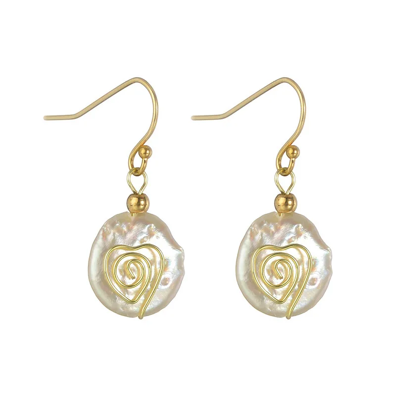 Fashion Jewelry 2021 Earring Findings 14K Gold Four Shapes Stainless Steel Pearl Pendant Earrings For Women
Fashion Jewelry 2021 Earring Findings 14K Gold Four Shapes Stainless Steel Pearl Pendant Earrings For Women